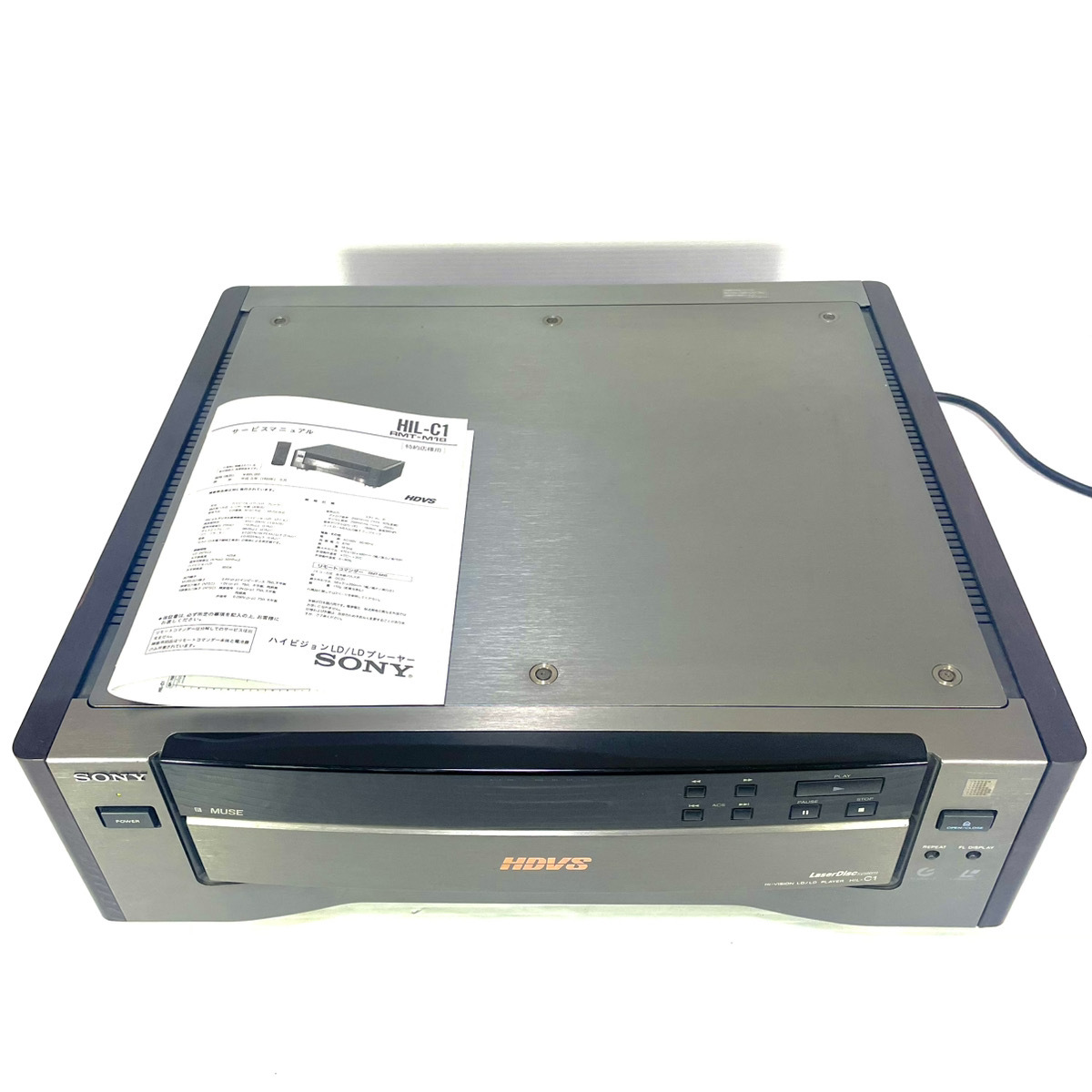 高品質，100%新品 高級機/極上 SONY ソニー HIL-C1 RMT-M18 HDVS HI-VISION LD Player レーザーディスク Laser Disc HIL-C2EX の兄弟機(LDプレーヤー)｜売買されたオークション情報、yahooの商品情報をアーカイブ公開 - オークファ LDプレーヤー