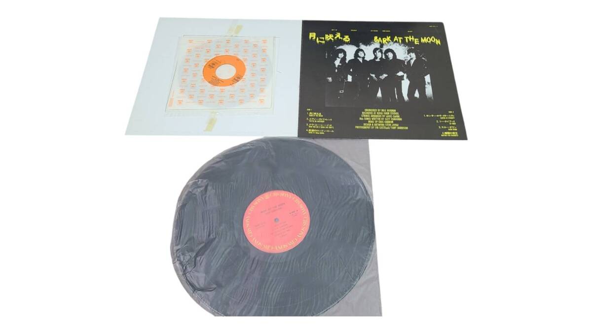 中古・美品】オジー・オズボーン/月に吠えるLP版 17㎝シングルレコード
