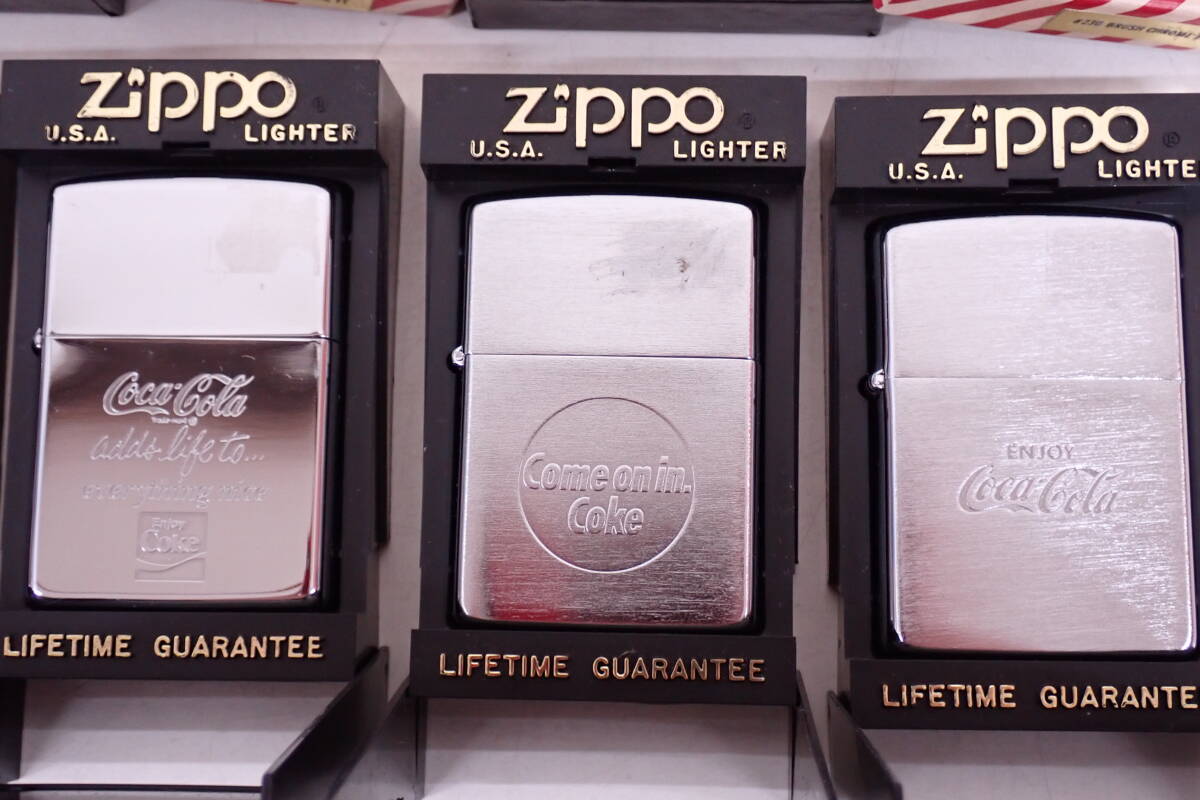 未使用 Zippo ジッポ コカコーラ オイルライター 7点セット 箱付 Coca