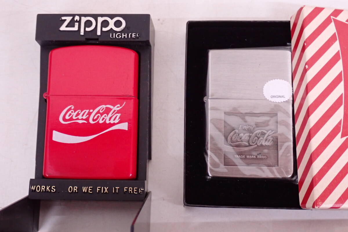 未使用 Zippo ジッポ コカコーラ オイルライター 7点セット 箱付 Coca