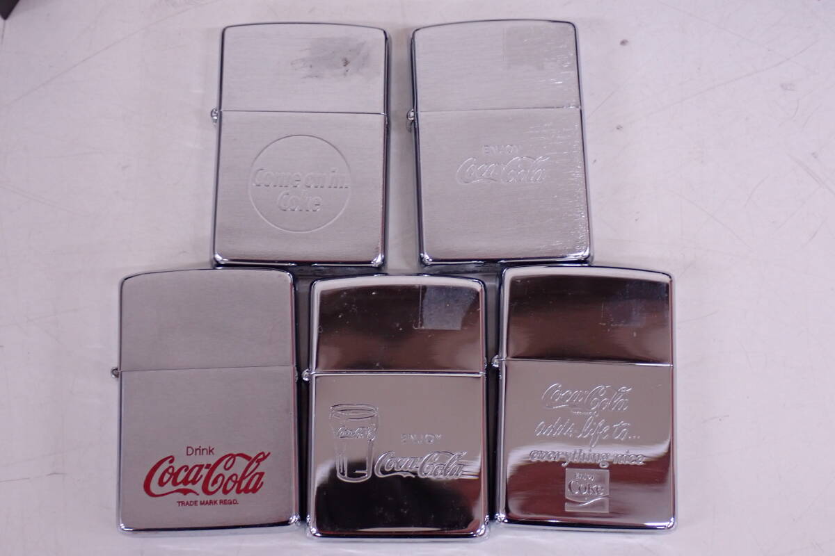 未使用 Zippo ジッポ コカコーラ オイルライター 7点セット 箱付 Coca