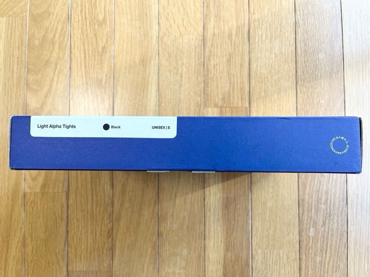 送料無料　山と道　Light Alpha Tights　Sサイズ　ブラック　箱　ポストカード（Asahidake） 山と道 Light Alpha BACKPACKING 公式 -