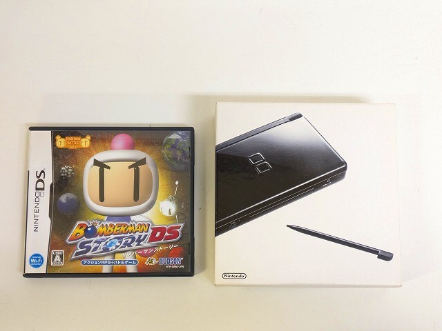 人気SALE，正規品 R295-N37-2577 Nintendo DS Lite USG-001 本体+ソフト ボンバーマンストーリーDS セット 本体通電確認済み 現状品3(DS Lite)｜売買されたオークション情報、yahooの商品情報をアーカイブ公開 - オークファン ニンテンドーDS本体