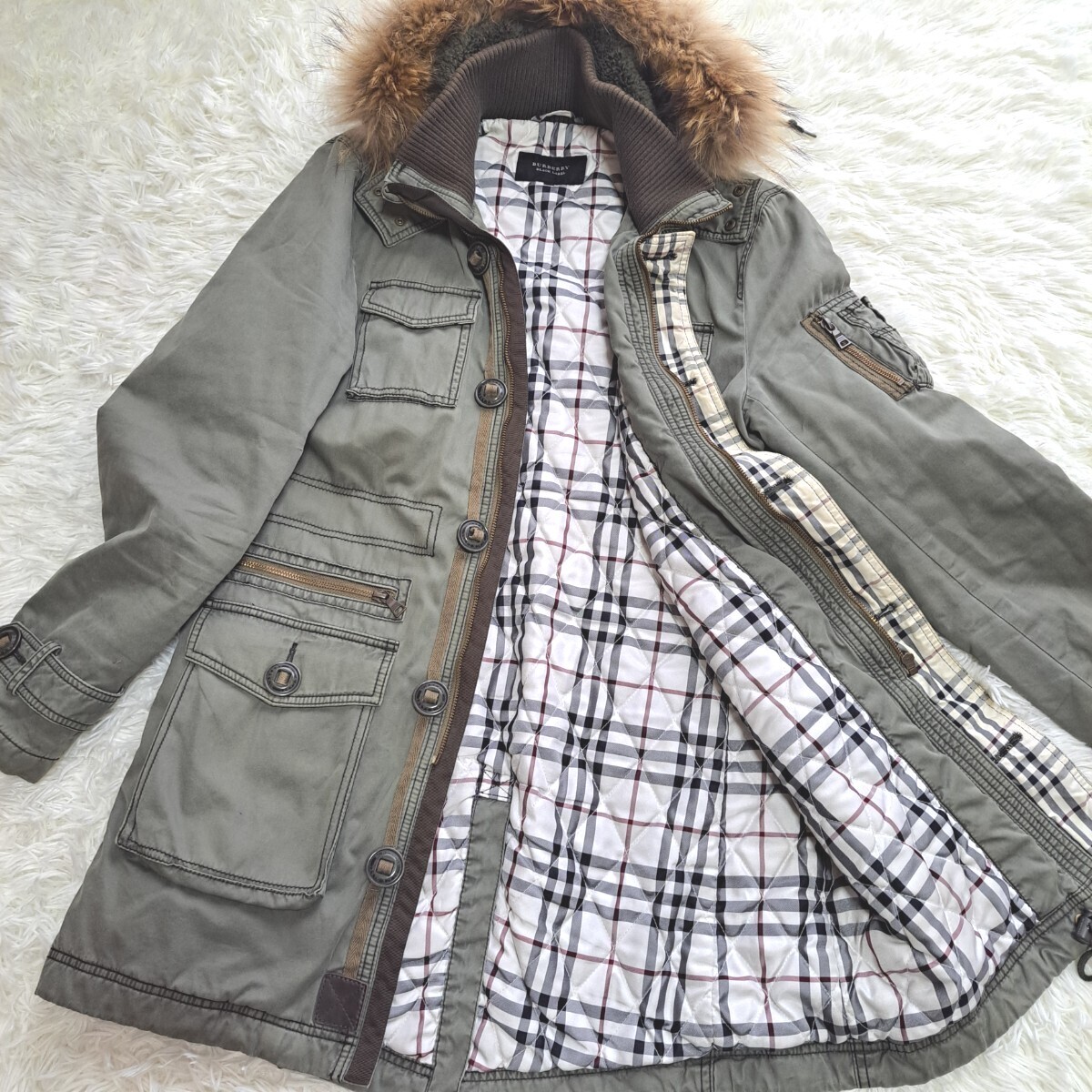 BURBERRY BLACK LABEL バーバリーブラックレーベル 希少LLサイズ