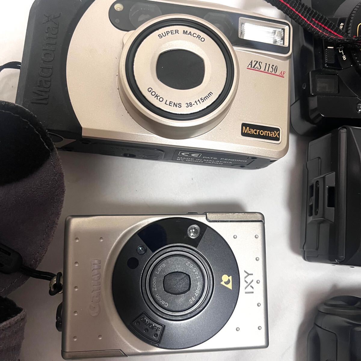 カメラ まとめ売り レトロ/フィルム/デジカメ混在　ジャンク現状品 送料無料！デジカメ フィルムカメラ 5台 まとめ売り ジャンク 現状品