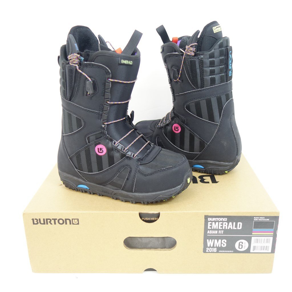 中古 キレイ 15/16 BURTON EMERALD ASIAN-FIT レディース23.5cm