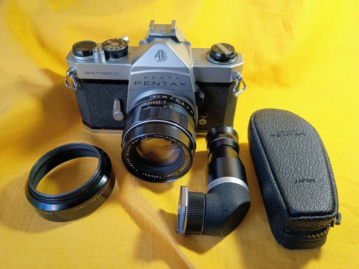 ペンタックス SP+super-takumar 1:1.8・55mm（S/N386795）【きれいな