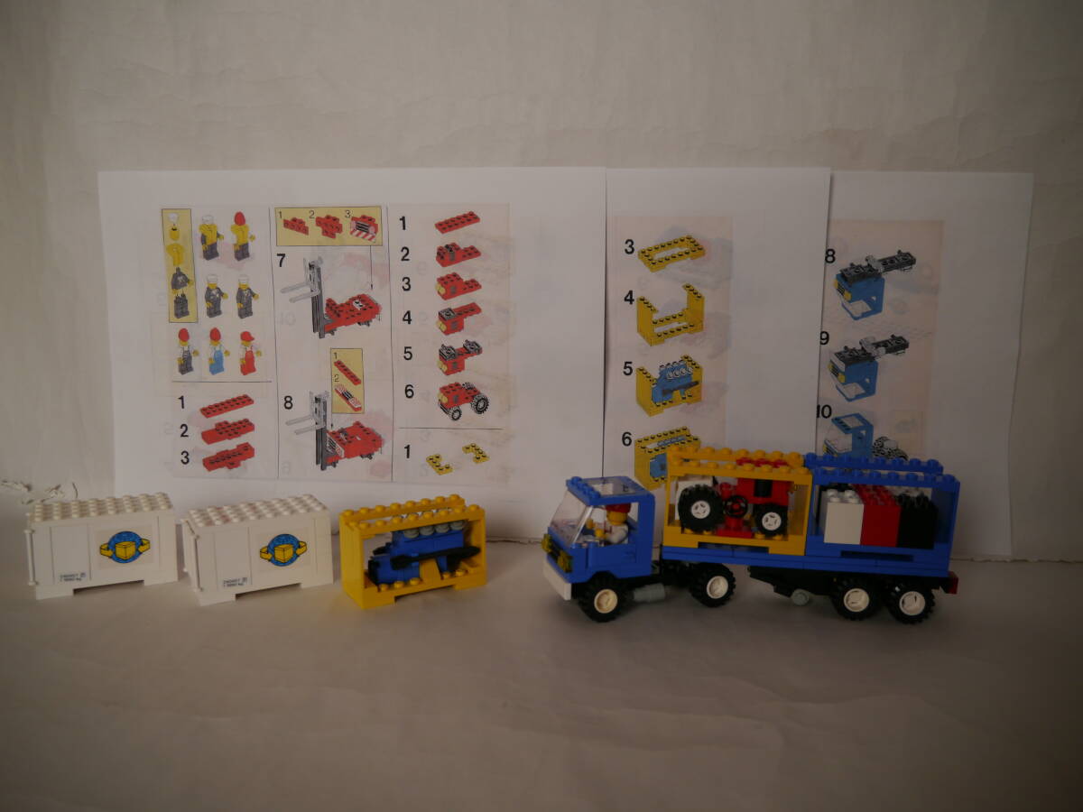 【中古】レゴ[LEGO] 街シリーズ #6542 ハーバーセット(コンテナ船)/Launch & Load Seaport トレーラー+コンテナ5種 1991年 オールドレゴ