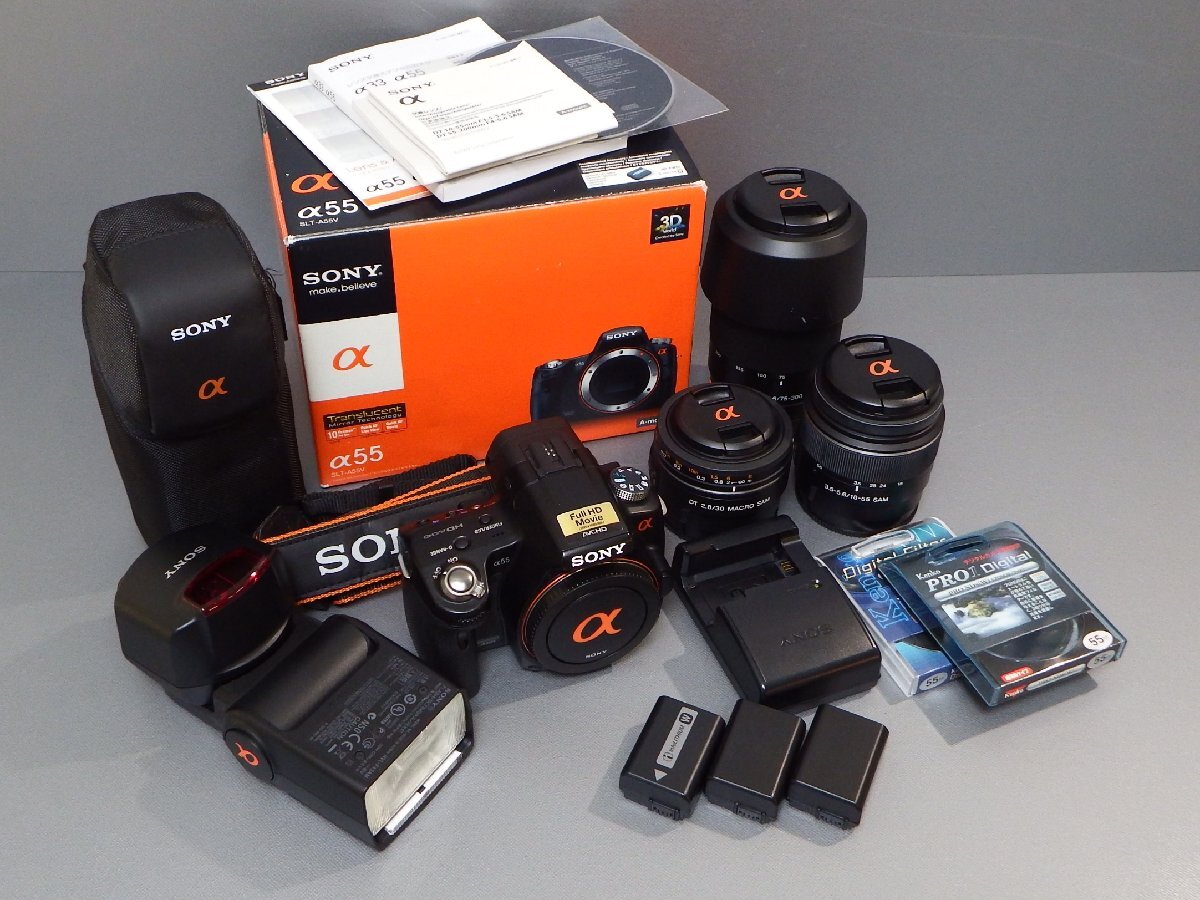 α55 SLT-A55V SONY Black - Body Camera SLR Digital α5 : Sony 2026年 