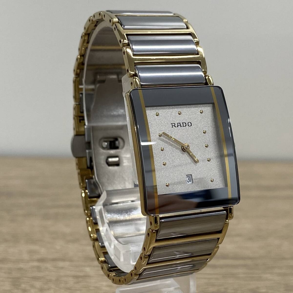 【新品電池】RADO ラドー 腕時計 メンズ エレガンス 稼働 シルバー 希少 稼働品 電池交換済み RADO ラドー DIASTAR ダイアスター 160.0381.3