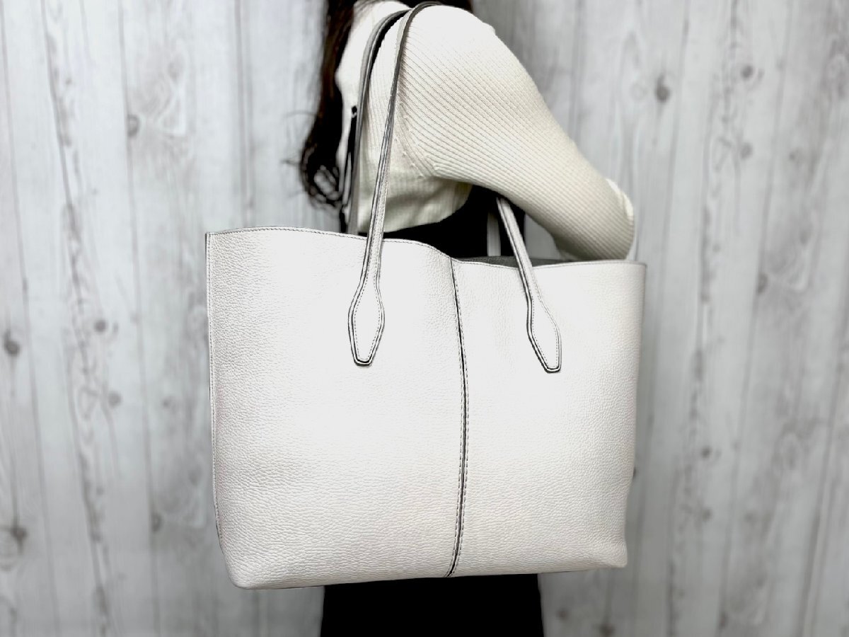 極美品 TOD'S トッズ トートバッグ ショルダーバッグ バッグ レザー
