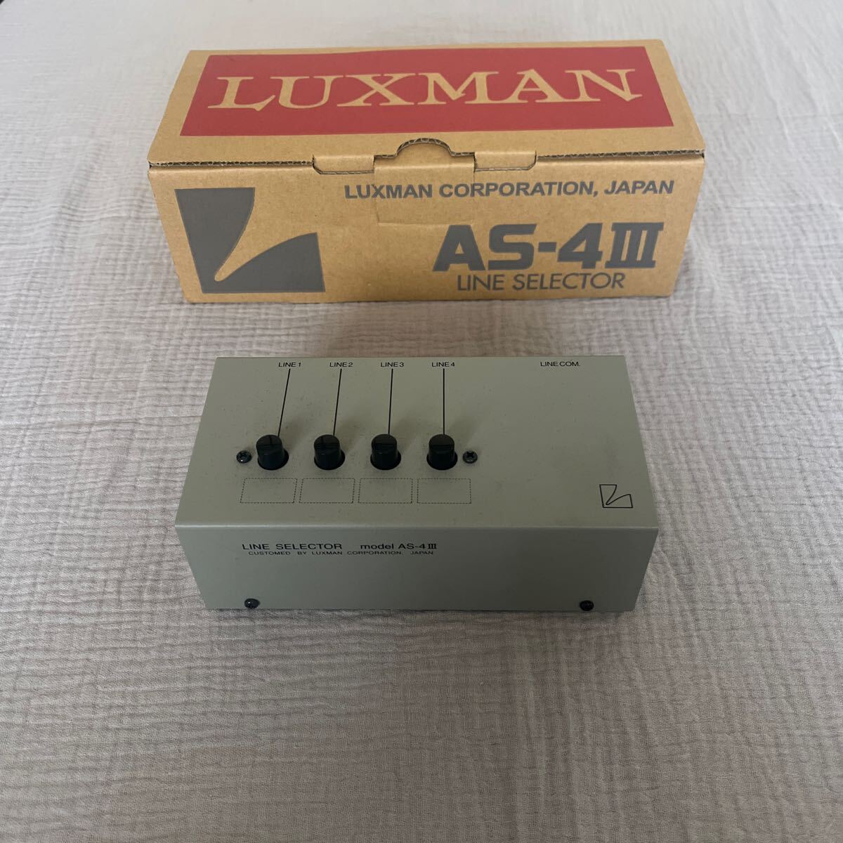 LUXMAN AS-4 III LINE SELECTOR ラインセレクター Luxman AS-4III RCA