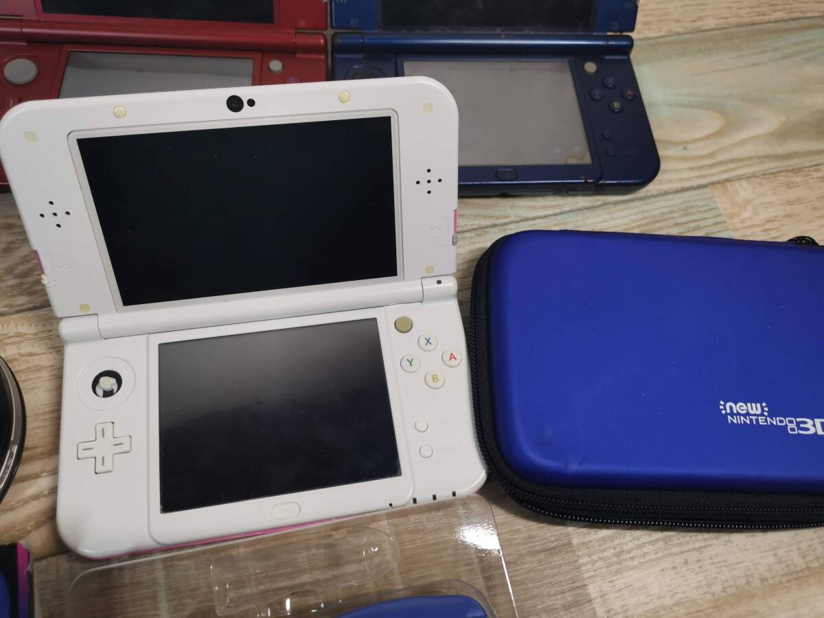 A1E87■1円スタート★Newニンテンドー3DSLL本体 メタリックブラック タッチペン付き NINTENDO 任天堂3DS 動作確認済み LL 本体 3DS 任天堂 Newニンテンドー3DS ホワイト