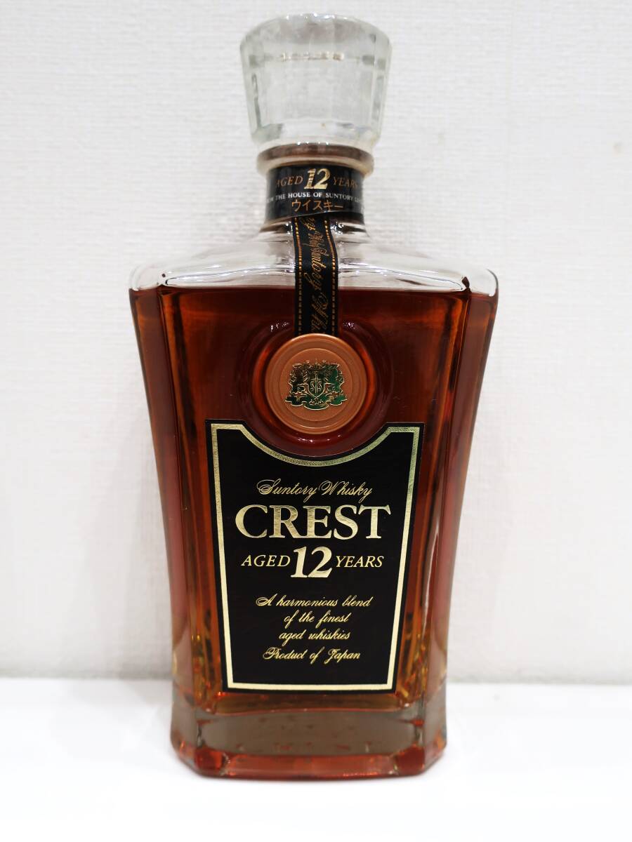 1円～【未開栓】SUNTORY CREST サントリー クレスト 12年 700ml 43