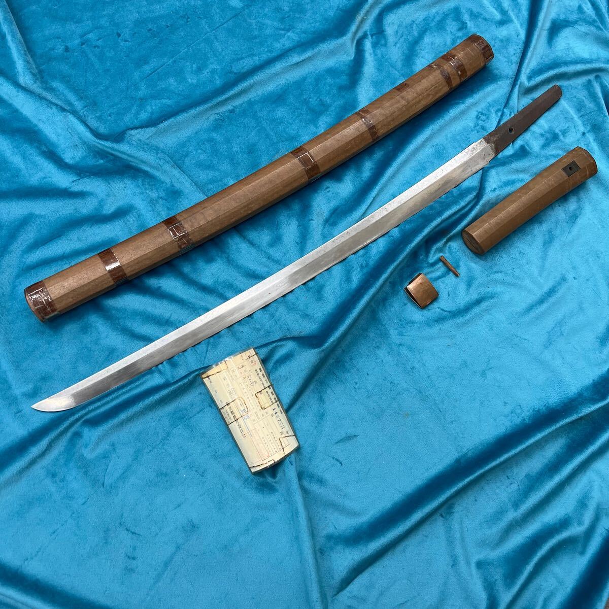 100%新品，格安】 1236 刀 刃長 56.6cm 日本刀 無銘 脇差 刀装具 骨董