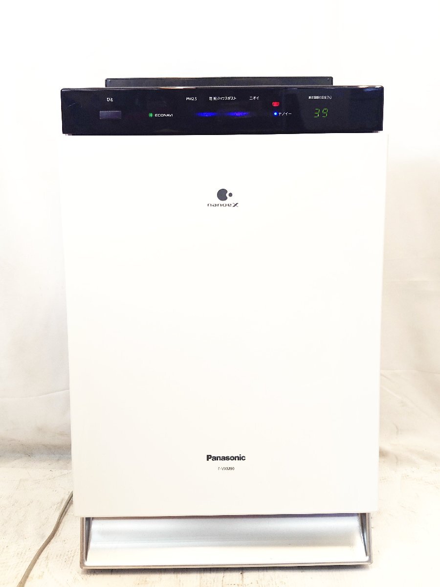 中古品 フィルター無 Panasonic 加湿空気清浄機 F-VXM90 40畳