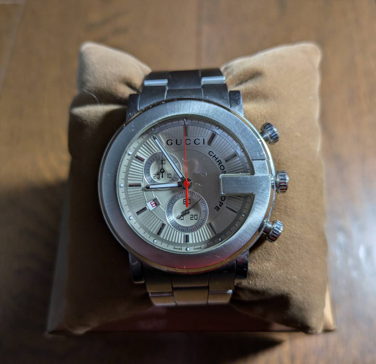 GUCCI グッチ Gタイムレス クロノグラフ メンズ 126.5 gタイムレス 
