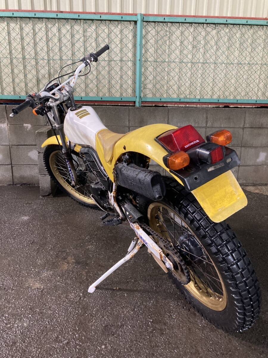 ホンダ TLM200R MD15 3368㎞ エンジン実働 200㏄ 書類あり 大阪より