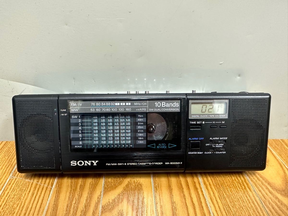 SONY WA-8000MKII ラジオカセットレコーダー
