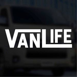 【カッティングステッカー】バンライフのデザイン文字 バンライファー VANLIFE ハイエー