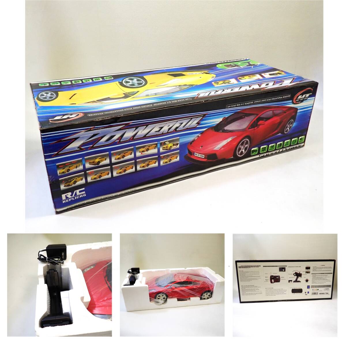 SALE，HOT HENG TAI製 1/6スケールラジコンカー ラジコン レッド HT FULL SPEED 1:6th SCALE REAL R/C ROADSTER 現状品 YE308(乗用車)｜売買されたオークション情報、yahooの商品情報をアーカイブ公開 - オークファン 乗用車