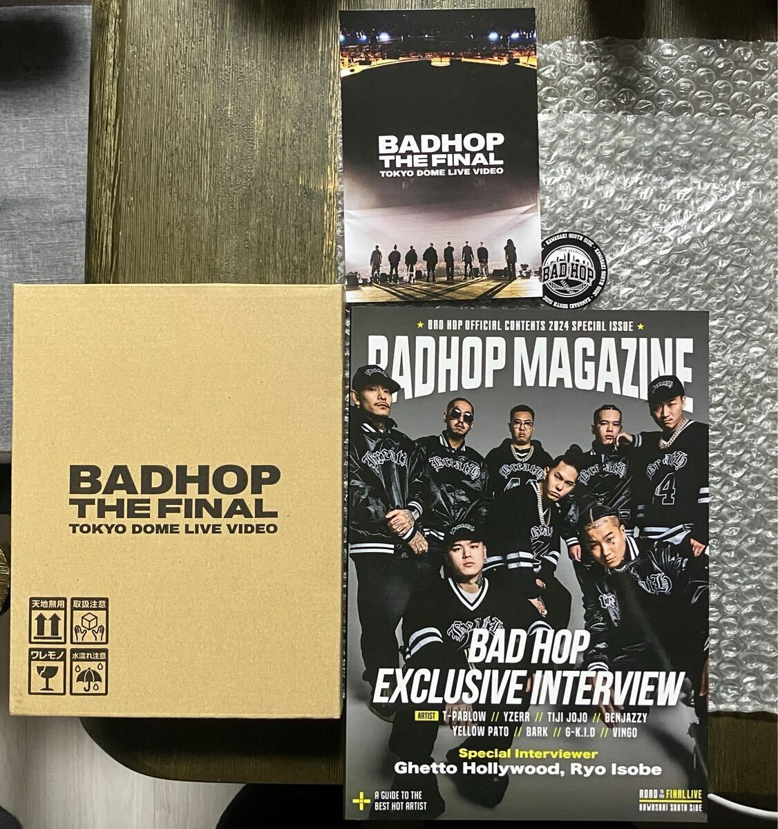 BADHOP THE FINAL TOKYO DOME LIVE VIDEO MAGAZINE バッドホップ 