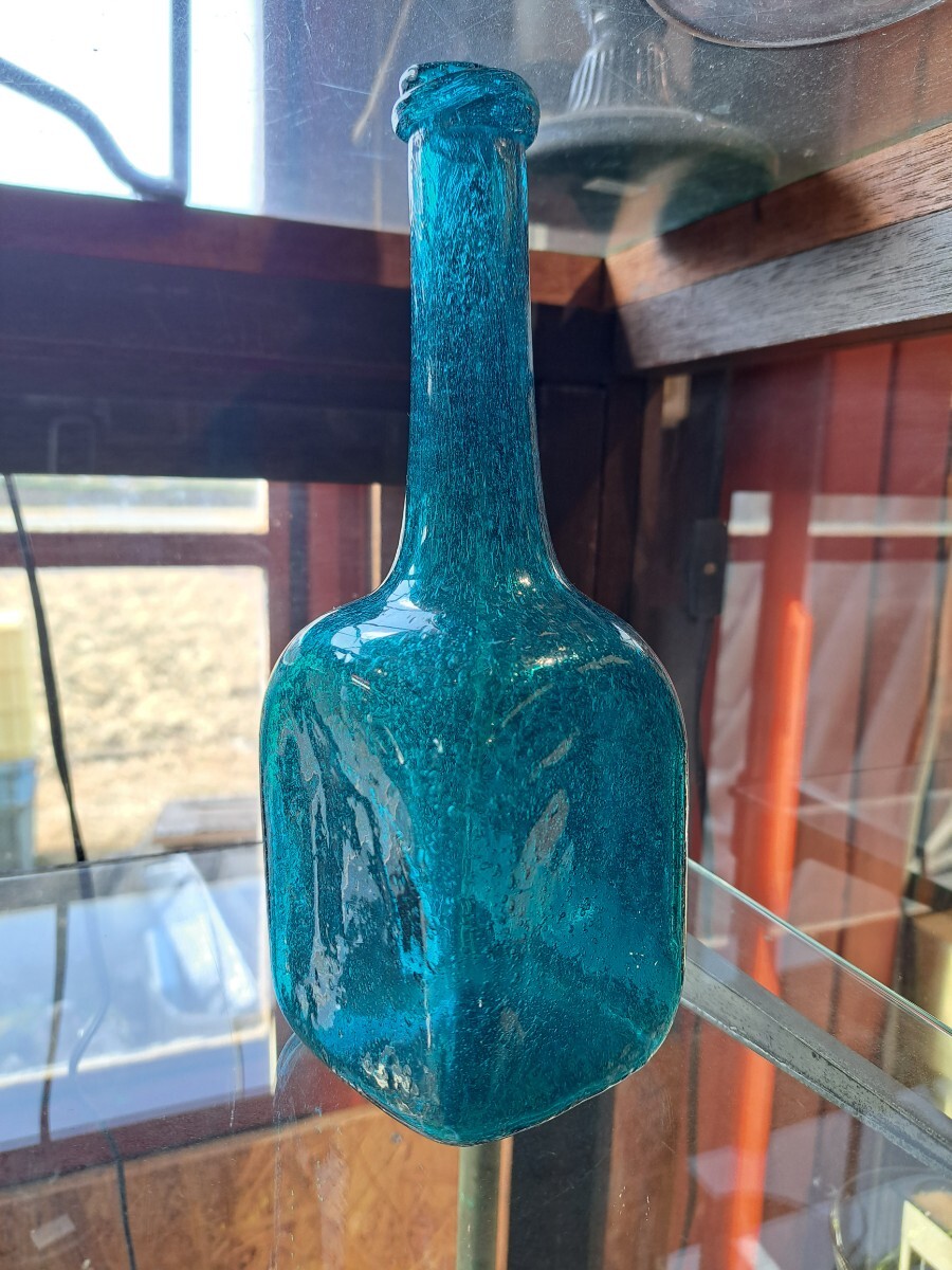 小谷眞三 倉敷ガラス 倉敷民藝 手吹き 気泡ガラス 小谷ブルー 小谷真三 有名物故作家_1