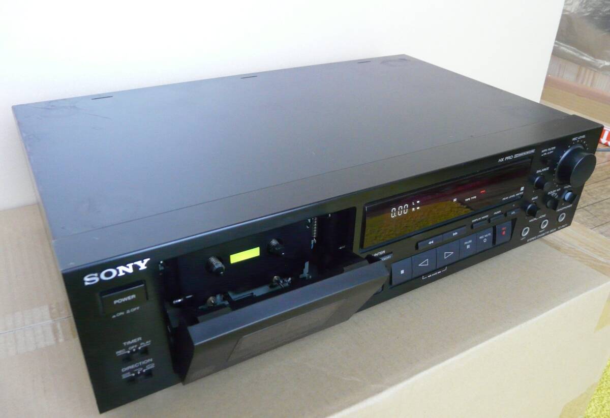 ② メンテ整備品ですが要修理です SONY ソニー カセットデッキ TC-RX77