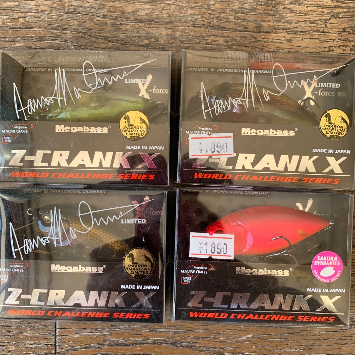 メガバス Z-CRANK X アーロンマーテンス リミテッド zクランク z