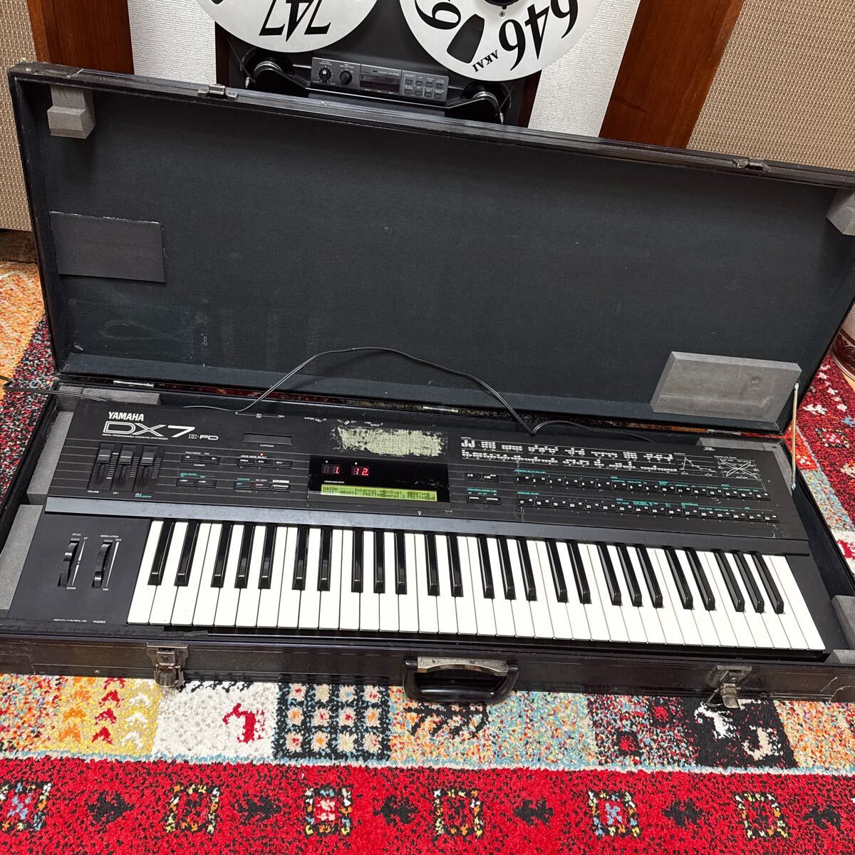 YAMAHA DX7 II FD、ハードケース付き 【公式通販】