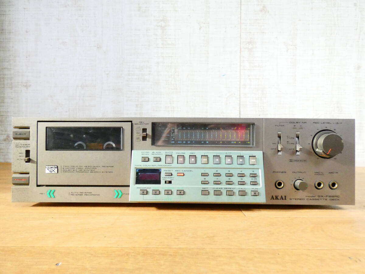 AKAI アカイ GX-F66RC カセットデッキ 音響機器 オーディオ ※ジャンク