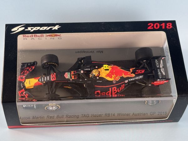☆1/43 スパーク 2018 レッドブルRB14 オーストラリアGP No.33