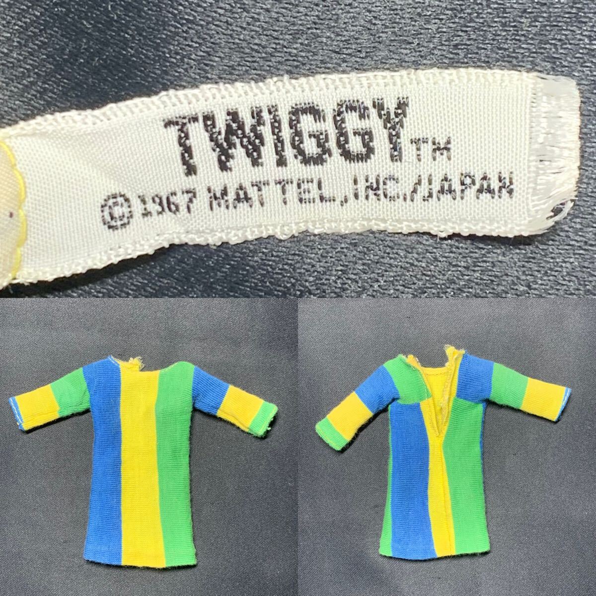 【希少】MATTEL マテル社 TWIGGY ツイッギー 1966年 ヴィンテージ 人形 ドール 日本製 フィギュア バービー 当時物 レトロ_9