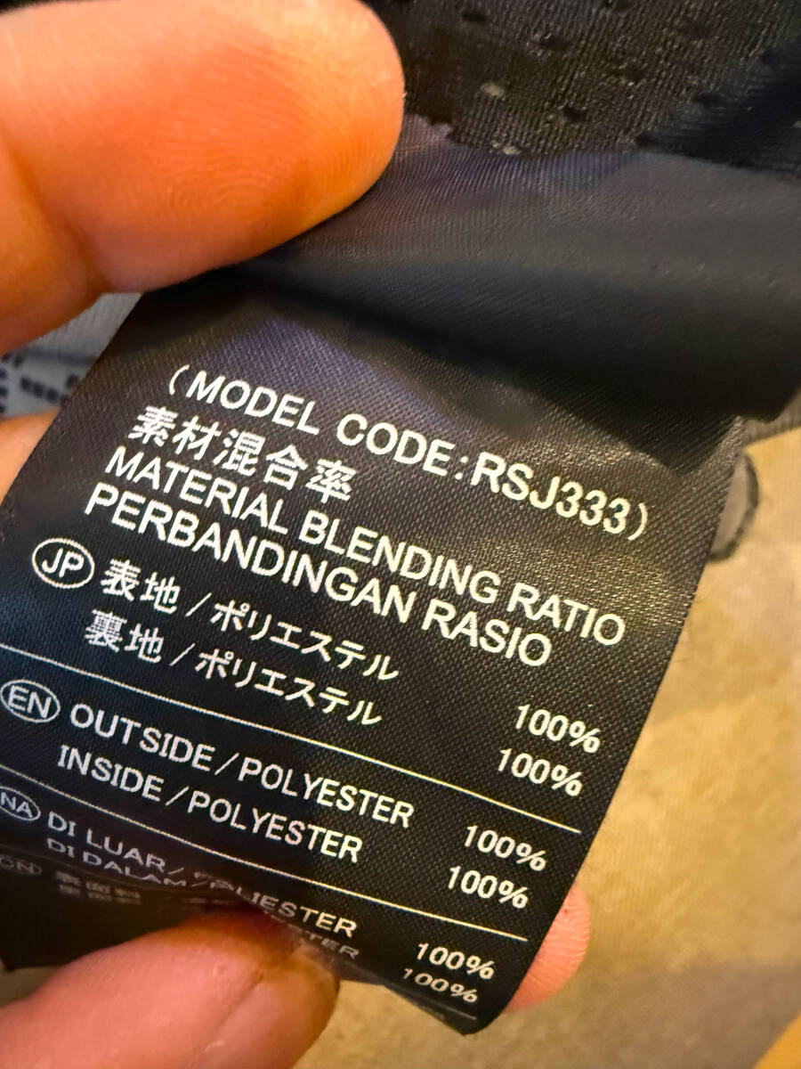 RS TAICHI ライディングジャケット RSJ333 サイズXL _6