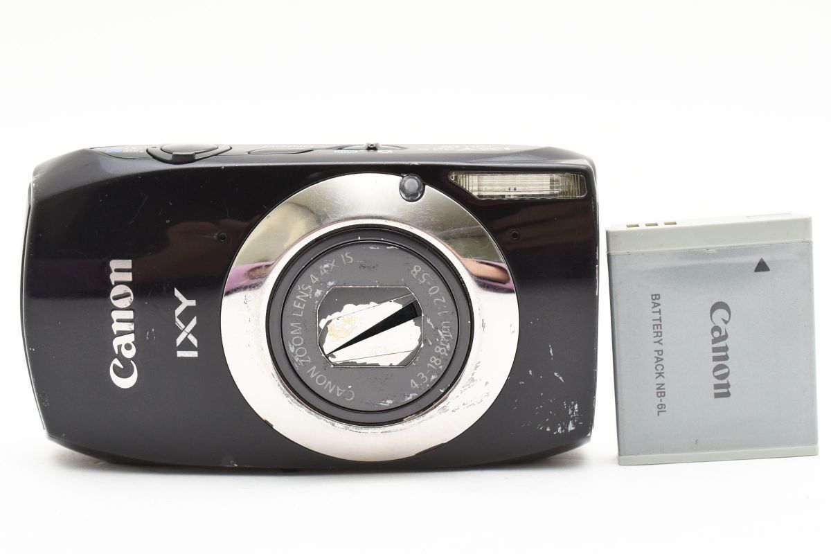 【訳あり】Canon PC1682 実用品 訳あり】Canon キャノン IXY 32S 黒 ブラック PC1682