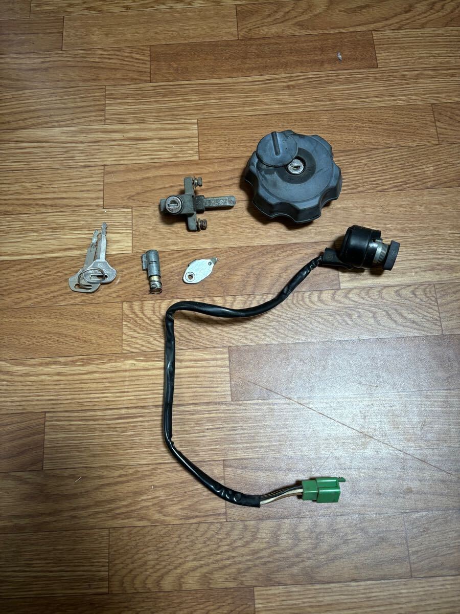 KSR-2、KSR-Ⅱ 純正キー4点フルセット、メインキーシリンダー