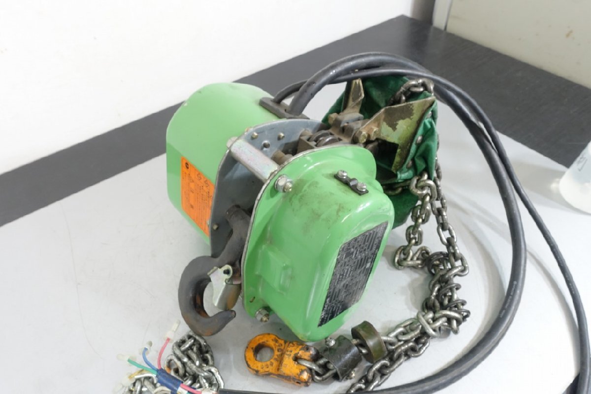 日立HITACHI 電動ホイスト 電動チェーンブロック 1000kg トロリ付き 50 