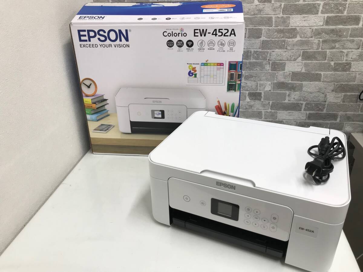 ☆動作品☆ EPSON エプソン インクジェットプリンター EW-452A 