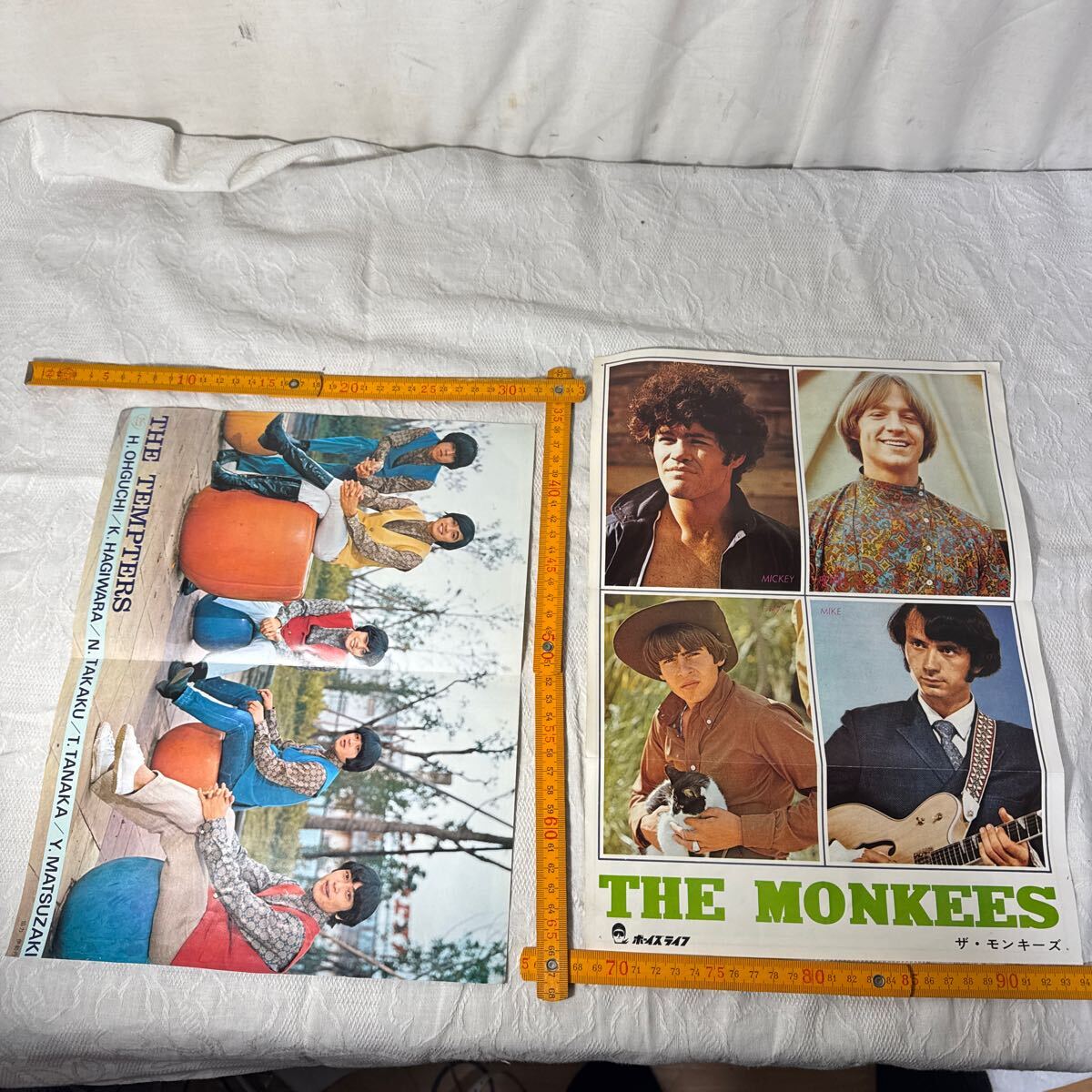 昭和レトロなポスター 田名網敬一 M.OIKAWA THE MONKEES/ザモンキーズ