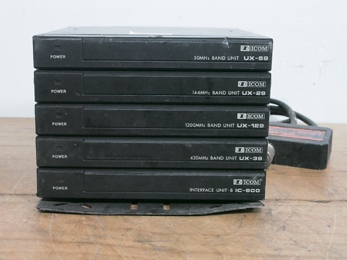 ☆【1F0117-12】 ICOM 無線機 バンドユニット UX-59 UX-129 他 IC-900 ジャンク