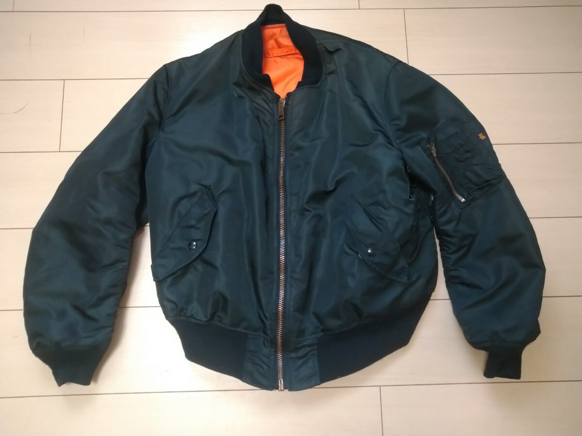 MA-1 フライトジャケット ALPHA INDUSTRIES USA製 Lサイズ(日本のXL 