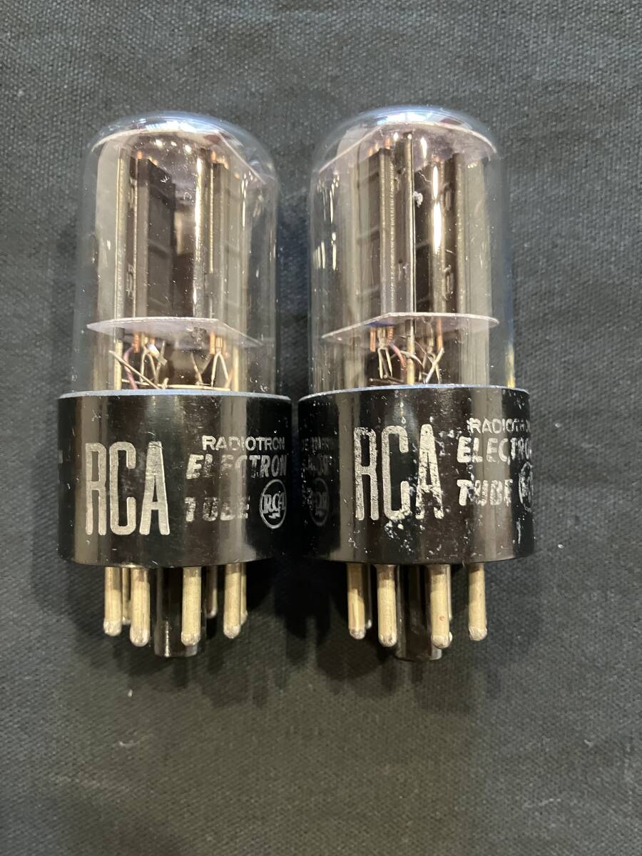 RCA 真空管 6SN7GT 2本 公式通販 米RCA5692(6SN7GT高信頼管)2本1