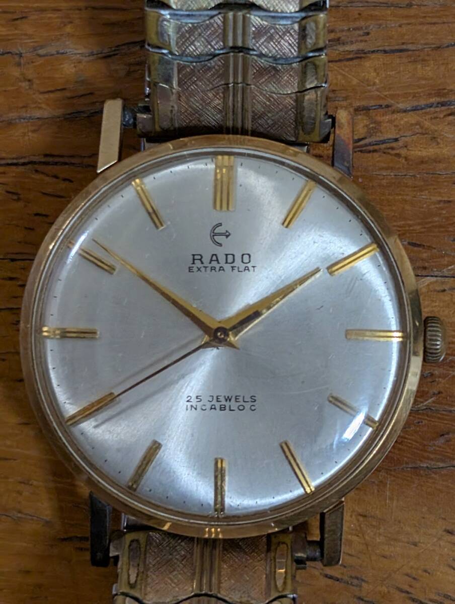 中古】RADO ラドー EXTRA FLAT エクストラ フラット 25石 手巻き 