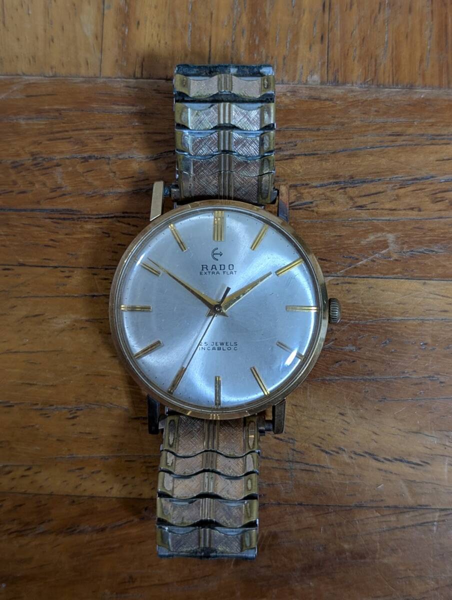 中古】RADO ラドー EXTRA FLAT エクストラ フラット 25石 手巻き 