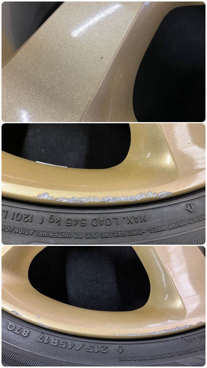 スバルゴールド 純正 R17 7J+55 5穴 PCD100 17インチ アルミ ホイール 5H ピッチ100 レガシィ BP5 BL5 ...