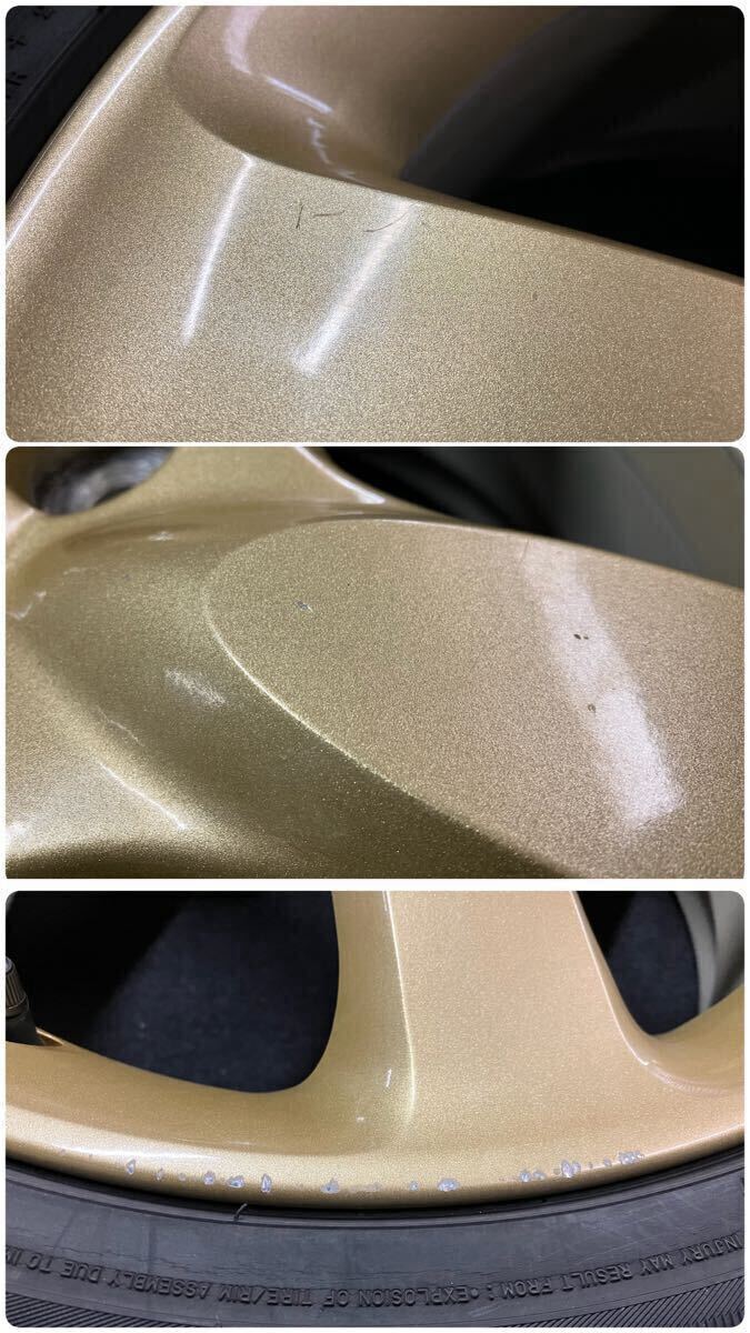 スバルゴールド 純正 R17 7J+55 5穴 PCD100 17インチ アルミ ホイール 5H ピッチ100 レガシィ BP5 BL5 ...