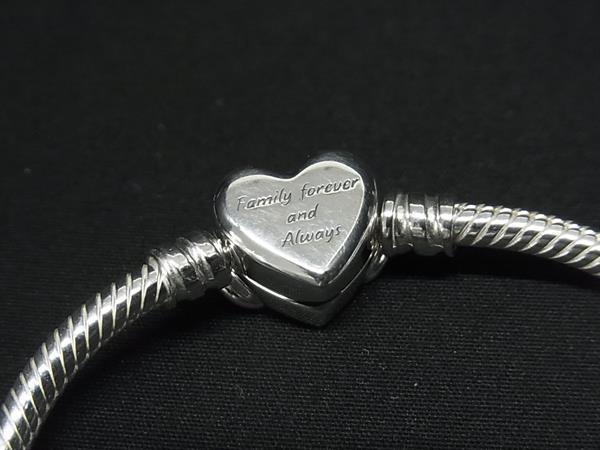 1円 □極美品□ PANDORA パンドラ ラインストーン ハートモチーフ 