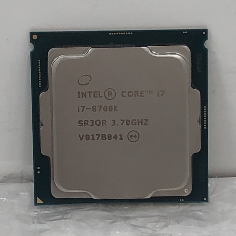 ジャンク品】 Intel Core i7 i7-8700K SR3QR 3.70GHz CPU 動作未確認