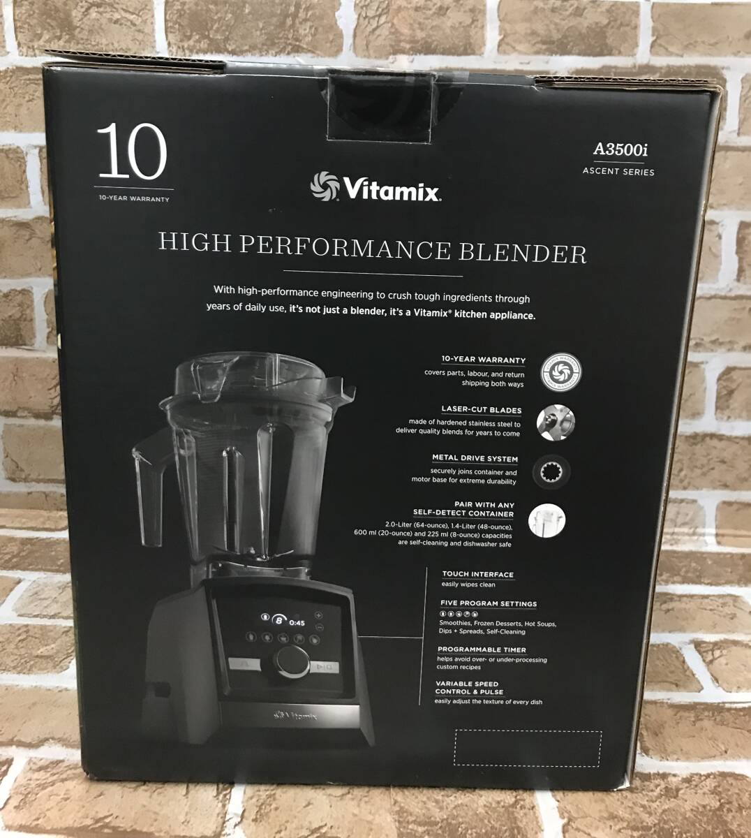 □ バイタミックス Vitamix A3500i Ascent Series（アセントシリーズ