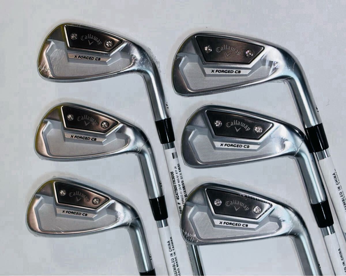 新品 キャロウェイ X FORGED CB 2021アイアン ＃5-PW N.S.PRO 950GH 